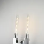 Бра CANELLE wall lamp DOUBLE Sconces Chrome от ImperiumLoft