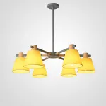 Потолочная люстра на штанге NATURA A YELLOW 6 от ImperiumLoft