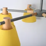 Потолочная люстра на штанге NATURA A YELLOW 6 от ImperiumLoft