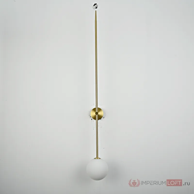 Настенный светильник LINES Ball 100 Gold от ImperiumLoft
