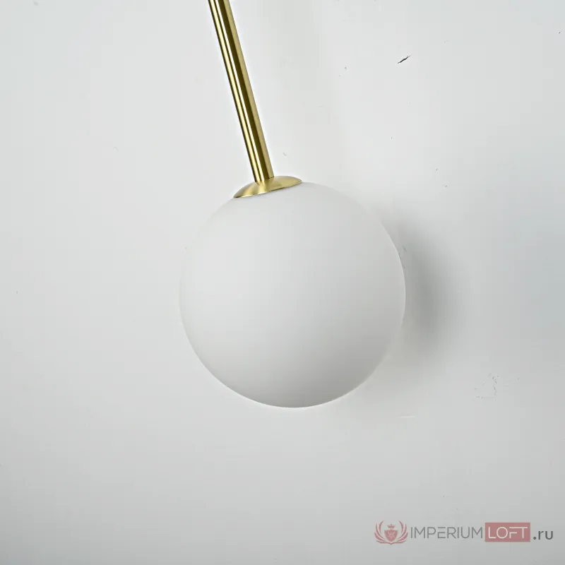 Настенный светильник LINES Ball 100 Gold от ImperiumLoft