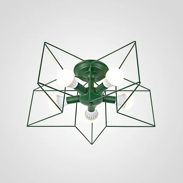 Потолочная люстра ASTERI Green от ImperiumLoft
