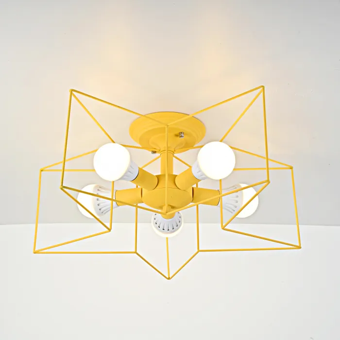 Потолочная люстра ASTERI Yellow от ImperiumLoft