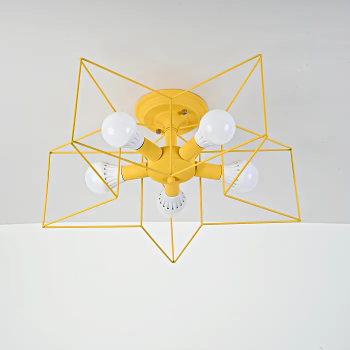 Потолочная люстра ASTERI Yellow от ImperiumLoft