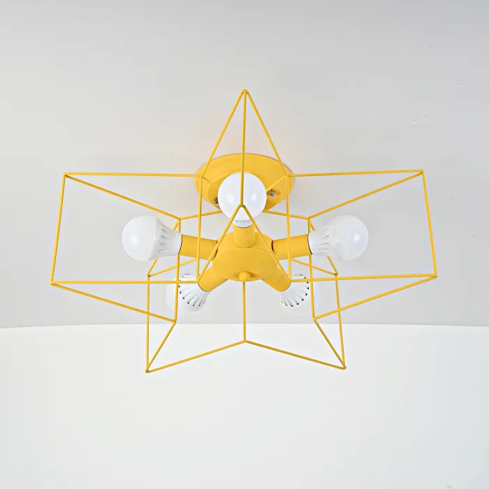 Потолочная люстра ASTERI Yellow от ImperiumLoft