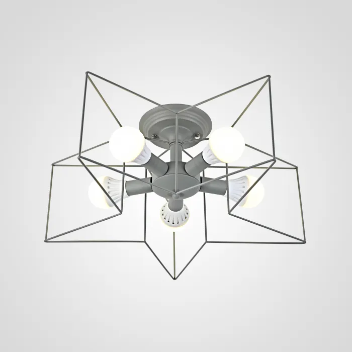 Потолочная люстра ASTERI Gray от ImperiumLoft