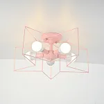 Потолочная люстра ASTERI Pink от ImperiumLoft