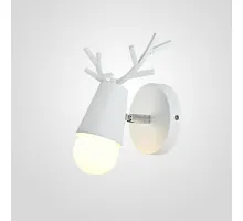 Бра с рожками DEER A White