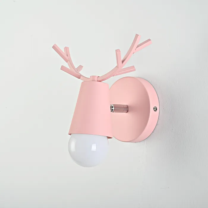 Бра с рожками DEER A Pink от ImperiumLoft