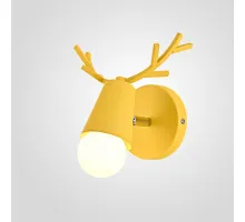 Бра с рожками DEER A Yellow