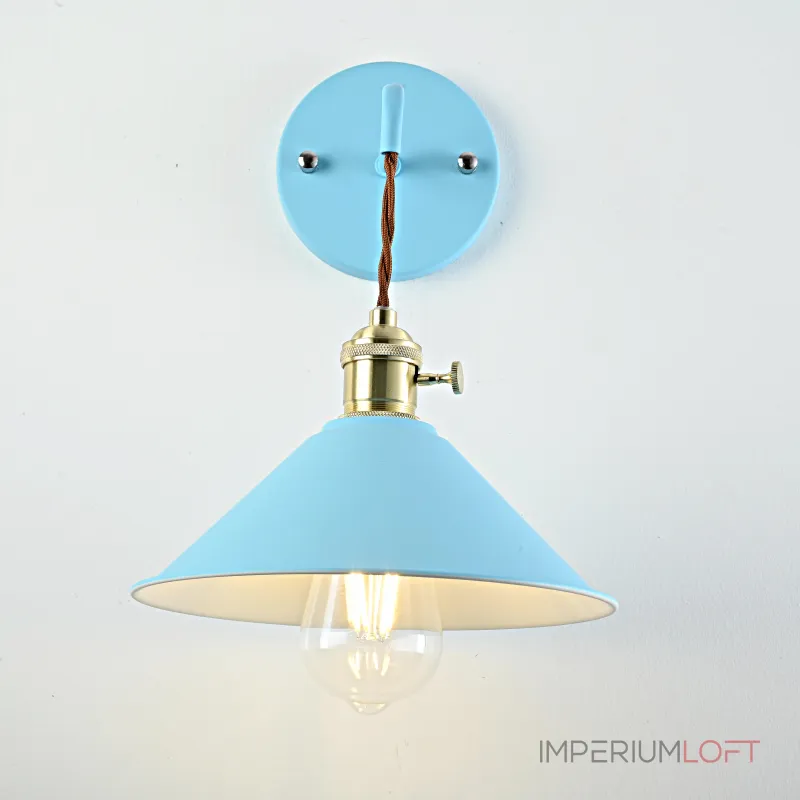 Бра с подвесным плафоном BRAID WALL Blue от ImperiumLoft Бра с подвесным плафоном BRAID WALL Blue от ImperiumLoft