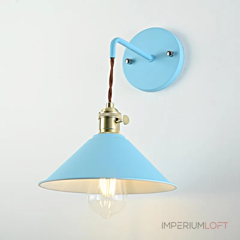 Бра с подвесным плафоном BRAID WALL Blue от ImperiumLoft Бра с подвесным плафоном BRAID WALL Blue от ImperiumLoft