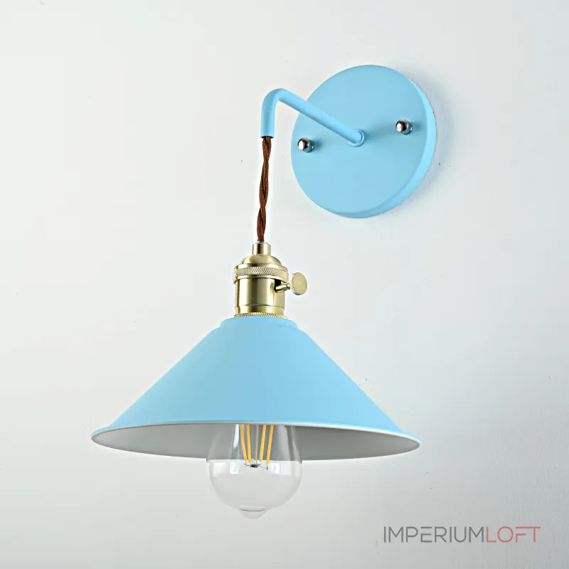 Бра с подвесным плафоном BRAID WALL Blue от ImperiumLoft Бра с подвесным плафоном BRAID WALL Blue от ImperiumLoft