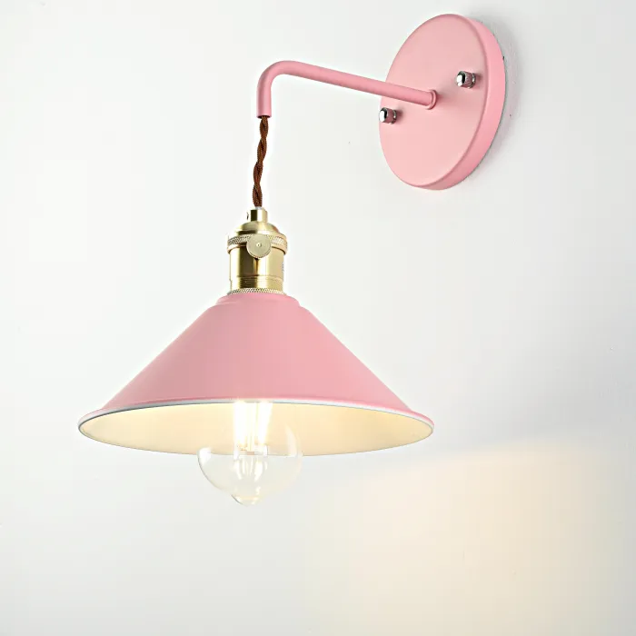 Бра с подвесным плафоном BRAID WALL Pink от ImperiumLoft