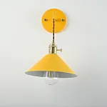 Бра с подвесным плафоном BRAID WALL Yellow от ImperiumLoft