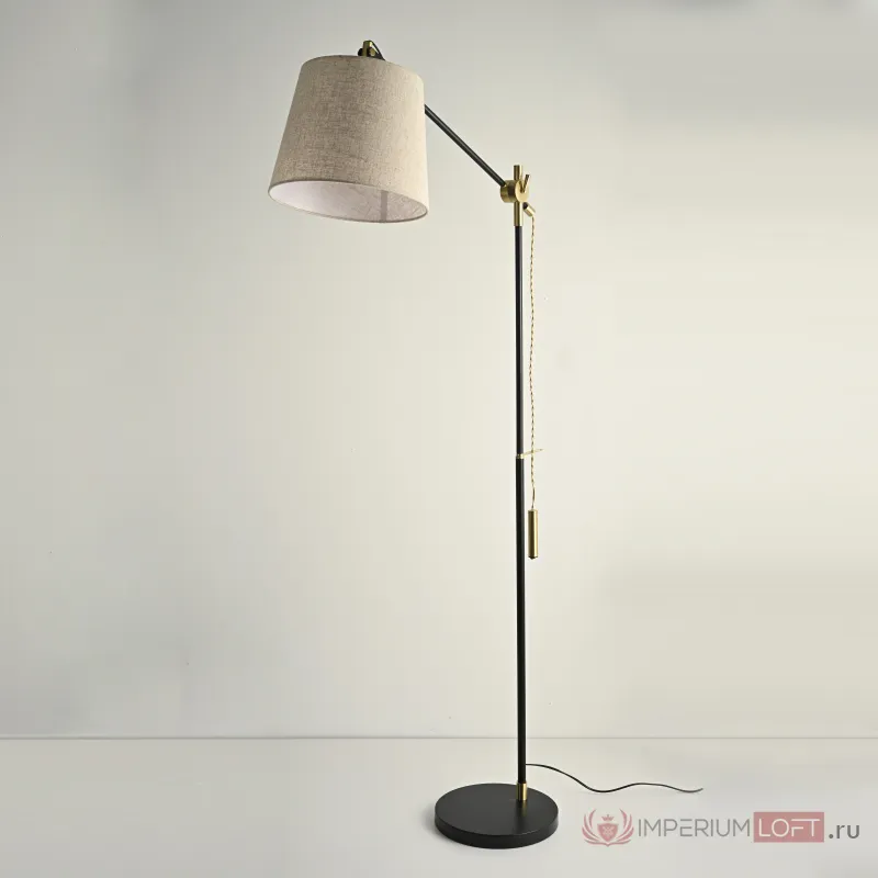 Напольный торшер PIPE beige от ImperiumLoft