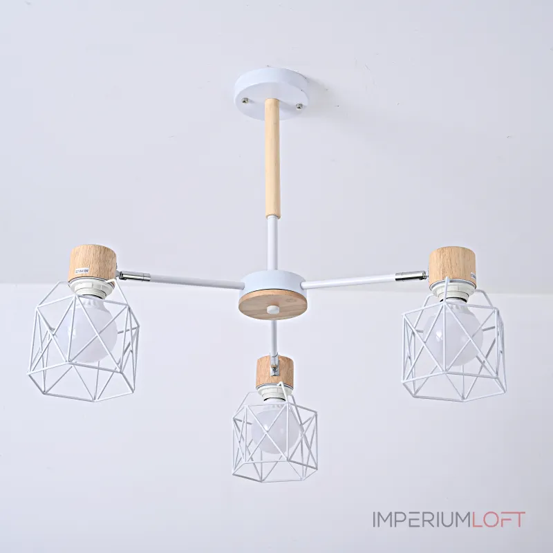 Потолочная люстра CORF B3 White 3 lamps от ImperiumLoft Потолочная люстра CORF B3 White 3 lamps от ImperiumLoft