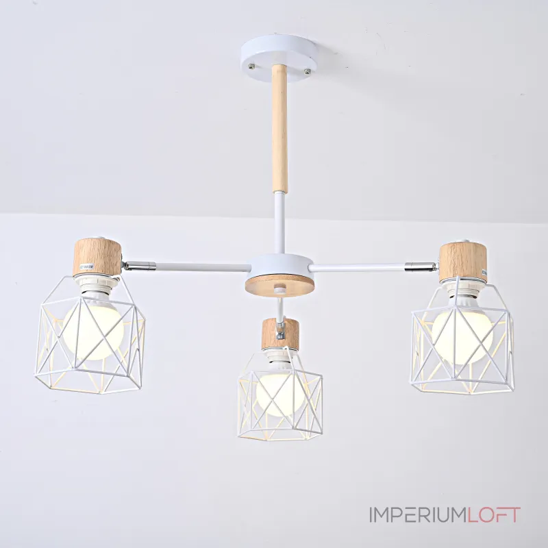 Потолочная люстра CORF B3 White 3 lamps от ImperiumLoft Потолочная люстра CORF B3 White 3 lamps от ImperiumLoft