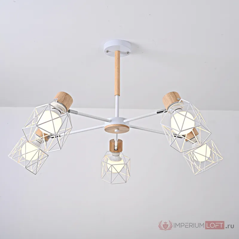 Потолочная люстра CORF B3 White 5 lamps от ImperiumLoft