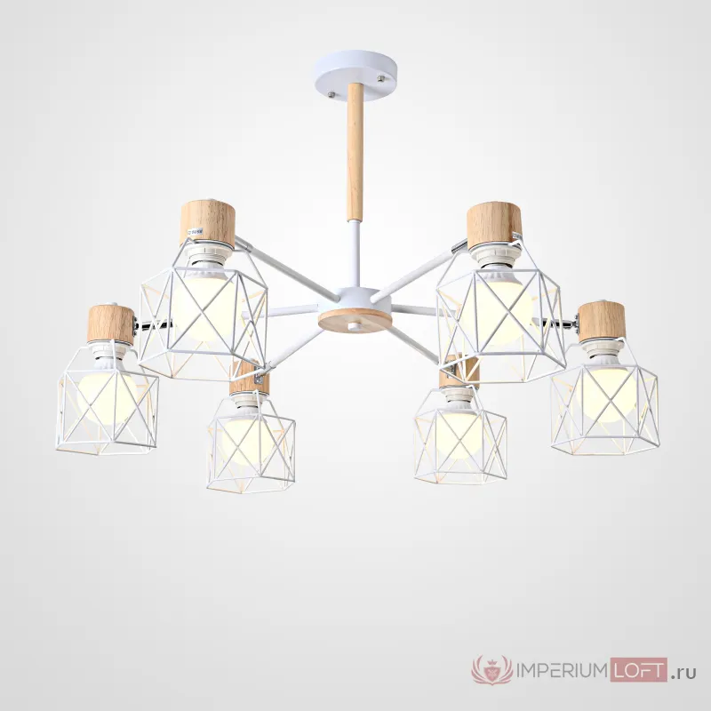 Потолочная люстра CORF B3 White 6 lamps от ImperiumLoft