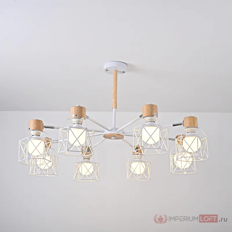 Потолочная люстра CORF B3 White 8 lamps от ImperiumLoft