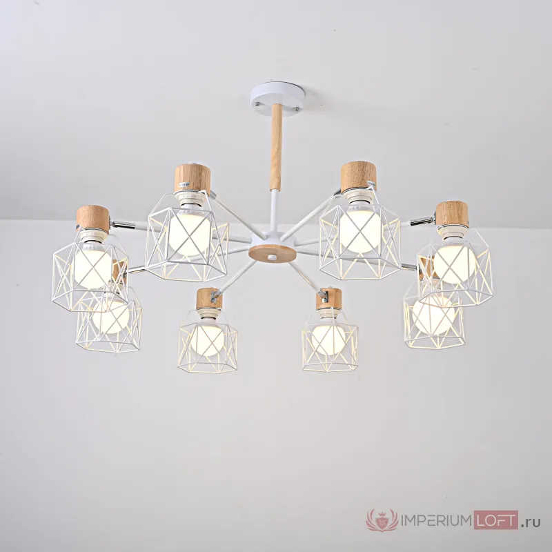Потолочная люстра CORF B3 White 8 lamps от ImperiumLoft