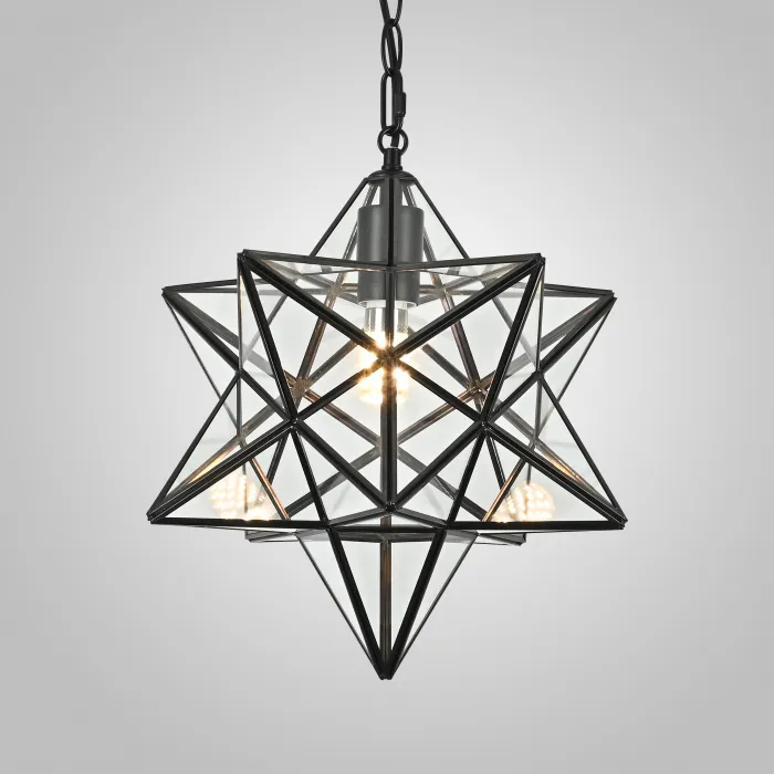 Люстра Black Star Clear Glass 35 см от ImperiumLoft