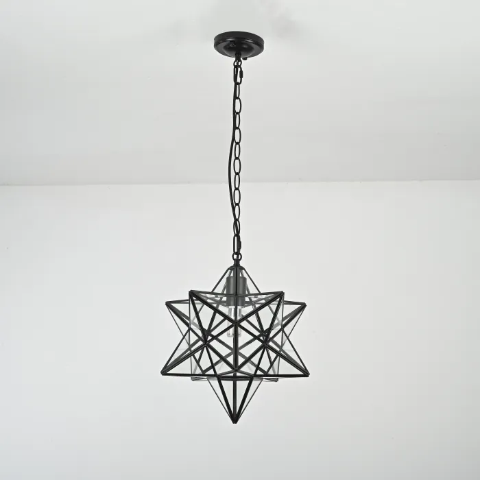 Люстра Black Star Clear Glass 35 см от ImperiumLoft