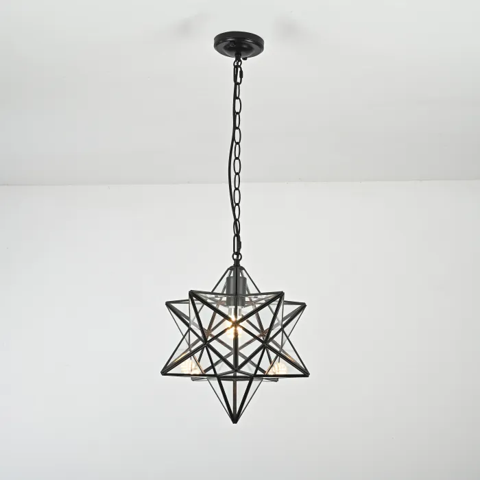Люстра Black Star Clear Glass 35 см от ImperiumLoft