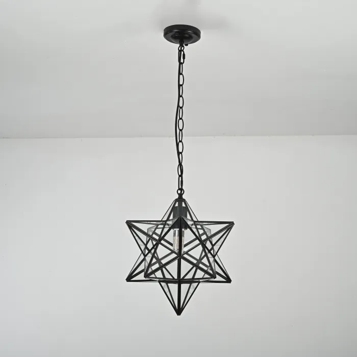 Люстра Black Star Clear Glass 35 см от ImperiumLoft