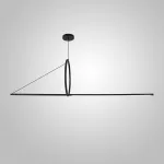 Подвесной светильник SUSPENSION CERCLE ET TRAIT – GRAPHITE SATINE L170 от ImperiumLoft