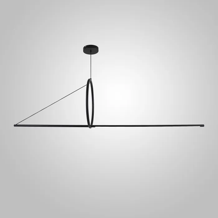 Подвесной светильник SUSPENSION CERCLE ET TRAIT – GRAPHITE SATINE L170 от ImperiumLoft