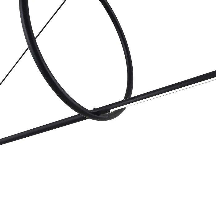 Подвесной светильник SUSPENSION CERCLE ET TRAIT – GRAPHITE SATINE L170 от ImperiumLoft