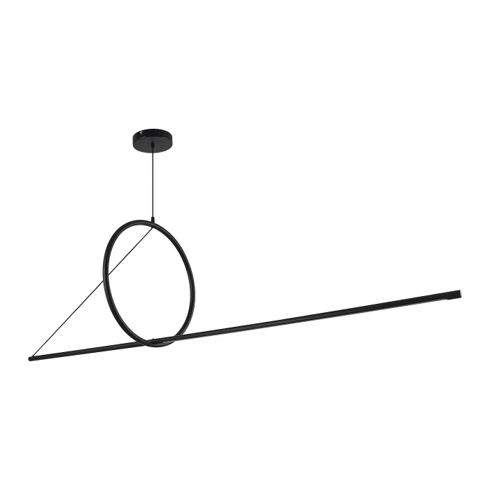 Подвесной светильник SUSPENSION CERCLE ET TRAIT – GRAPHITE SATINE L170 от ImperiumLoft