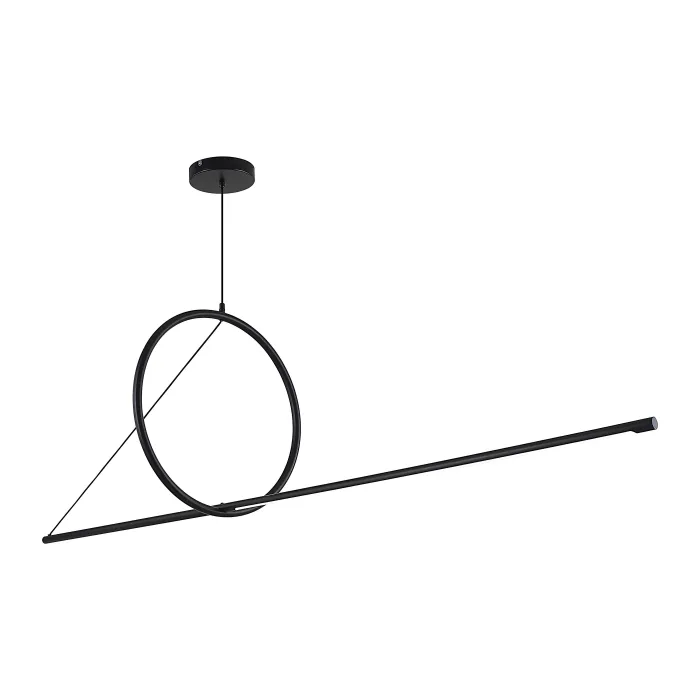 Подвесной светильник SUSPENSION CERCLE ET TRAIT – GRAPHITE SATINE L170 от ImperiumLoft