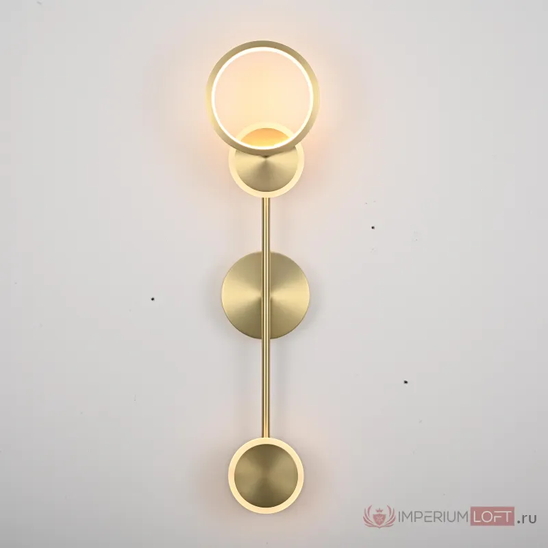 Настенный светильник ZINGY B Brass от ImperiumLoft