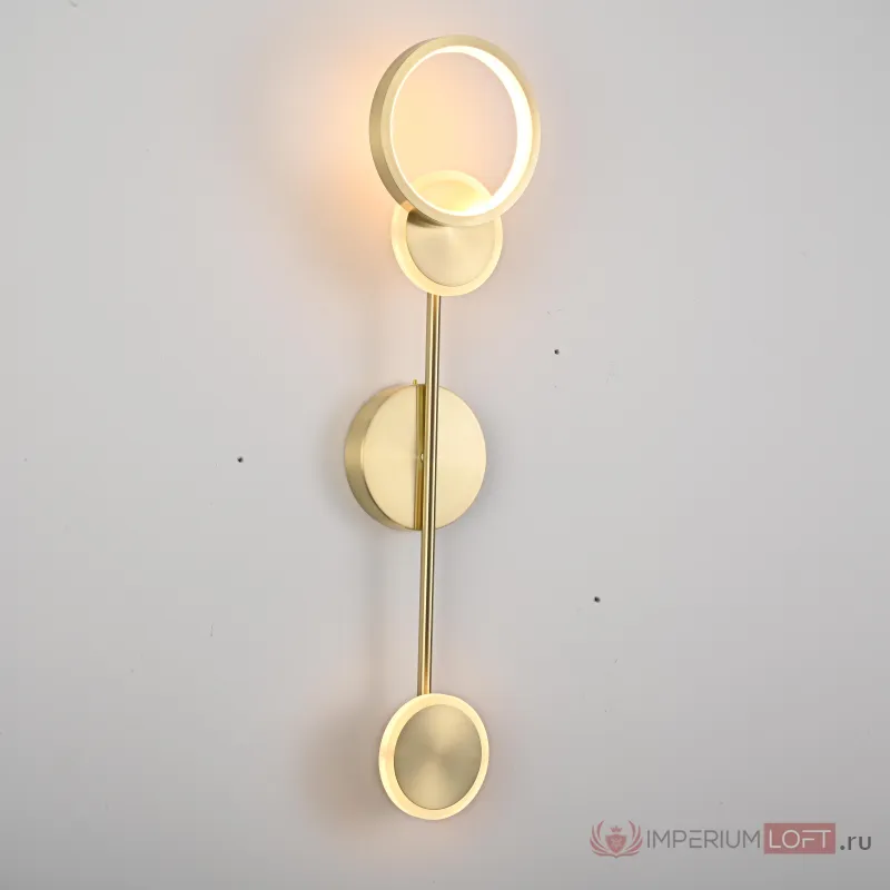 Настенный светильник ZINGY B Brass от ImperiumLoft