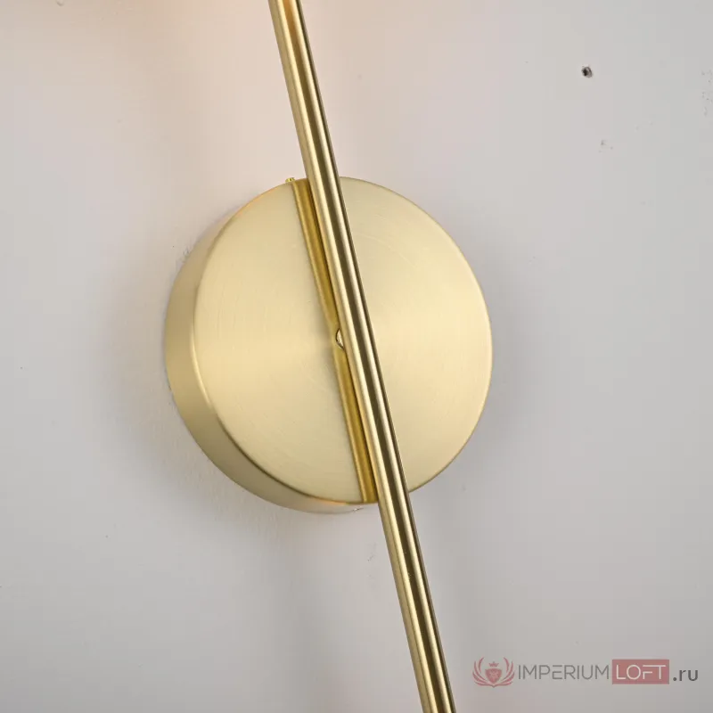 Настенный светильник ZINGY B Brass от ImperiumLoft