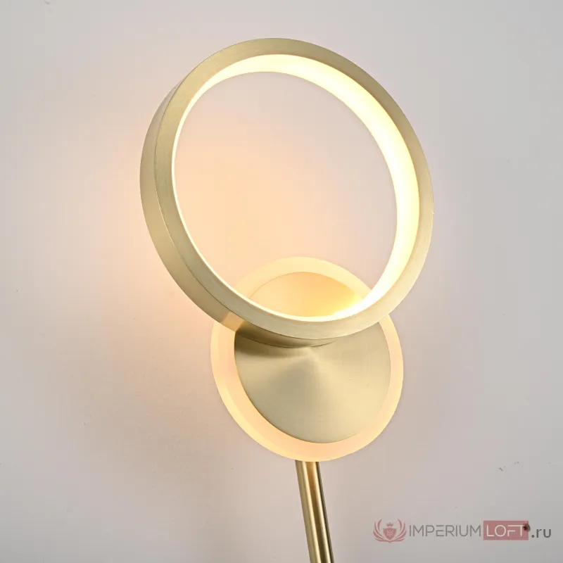 Настенный светильник ZINGY B Brass от ImperiumLoft