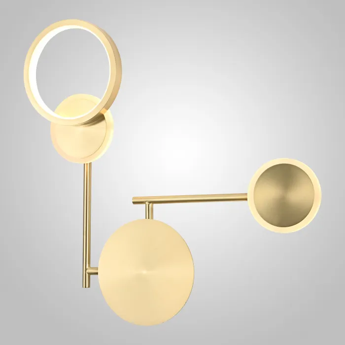 Настенный светильник ZINGY C Brass от ImperiumLoft