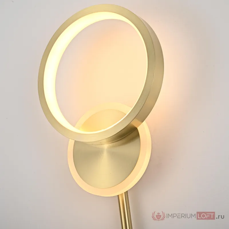 Настенный светильник ZINGY D Brass от ImperiumLoft
