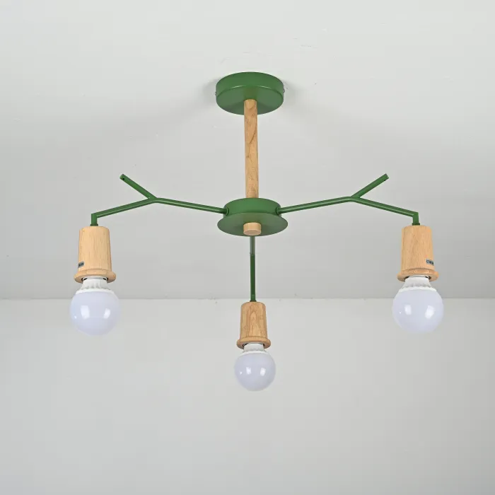 Потолочная люстра LES COLOR D72 Green от ImperiumLoft