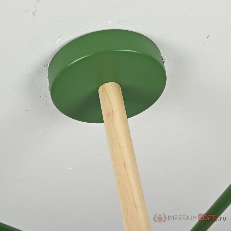 Потолочная люстра LES COLOR D80 Green от ImperiumLoft