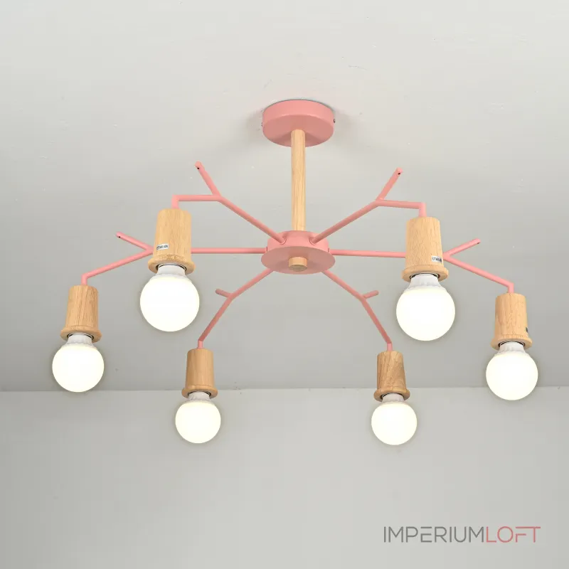 Потолочная люстра LES COLOR D80 Pink Потолочная люстра LES COLOR D80 Pink