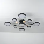 Потолочная люстра GAMMA D98 Black от ImperiumLoft