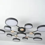 Потолочная люстра GAMMA D102 Black от ImperiumLoft