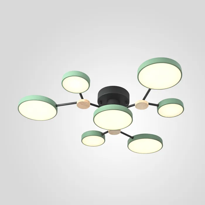 Потолочная люстра GAMMA D88 Green от ImperiumLoft