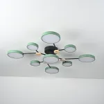 Потолочная люстра GAMMA D98 Green от ImperiumLoft