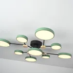 Потолочная люстра GAMMA D98 Green от ImperiumLoft