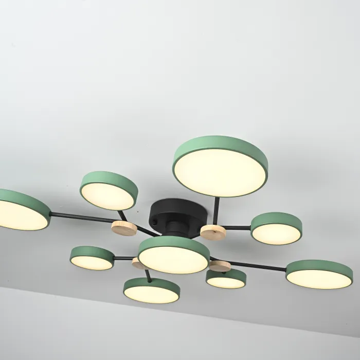 Потолочная люстра GAMMA D98 Green от ImperiumLoft